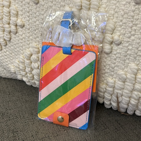 🌈 ban.do | Getaway Luggage Tag - Rainbow Stripe 🏷️🌈✈️ - Picture 4 of 6